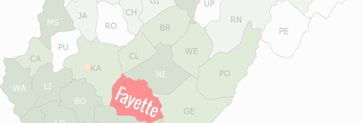 Fayette County Map