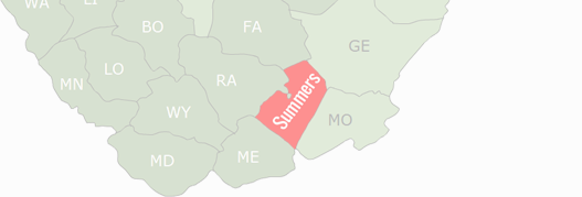 Summers County Map